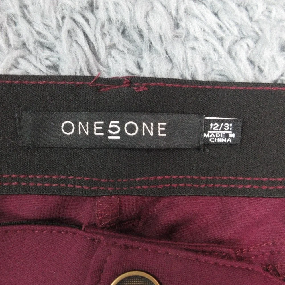 One 5 One Pants Womens 12 Purple Premier Ponte Dress Trouser 33x27.5* NWT - Picture 10 of 16